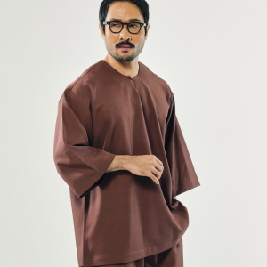 Djiwa Pandawa Set With Pants 3/4 Sleeve Kurta Raya Oversized Fit Material Cotton