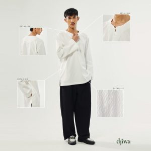 Djiwa Sanggabuana Long Sleeve Kurta Raya Regular Fit Material Cotton Jacquard